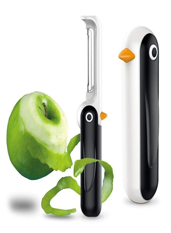 OZS Potato Carrot Peeler Foldable Penguin Shaped Fruit Vegetable Peelers for Kitchen - Image 1
